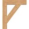 Ekena Millwork Traditional Block Smooth Bracket, Western Red Cedar, 5 1/2"W x 30"D x 36"H BKT06X30X36TRA05SWR - alternate 2